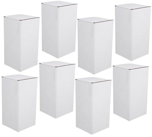 POPETPOP Caja De Cartón Corrugado Dividida 10x10x20 Cm Resistente Multifuncional Para Embalaje De Vino y Envío Suministros De Embalaje Para Pequeñas Empresas