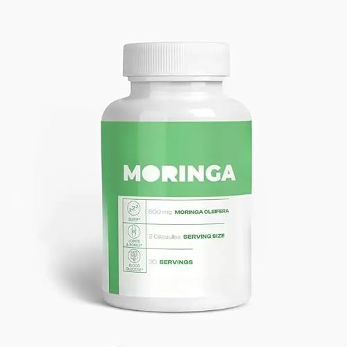 Extrait de moringa, pour l'énergie, le sommeil, la santé immunitaire et intestinale, entièrement naturel, sans OGM | santé intestinale