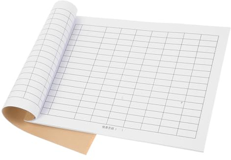 Ciieeo Libro Mastro Contabile e Quaderno di Contabilità Finanziaria a Griglia, Formato Doppio A4 Orizzontale, per Gestione Inventario, Monitoraggio Spese e Registri Aziendali in Ufficio,