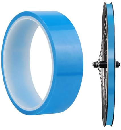 Ruban de Jante Tubeless - Largeur 27mm x Rouleau 10m | Ruban Étanche Anti-Crevaison pour Jantes VTT et Route | Compatible Jantes Carbone
