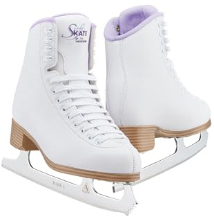 Jackson Classic Womens/Girls Figure Ice Skates, Medium Width, Purple Womens Size 6