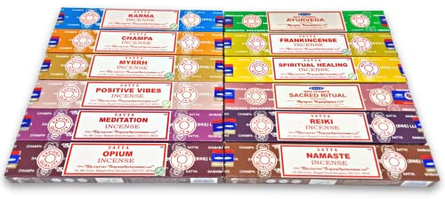 Satya Räucherstäbchen x LAVISA, Meditation, Aromatherapie, Duft (Spirituelle Mischung)