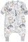 TupTam Baby Schlafsack mit Beinen und Ärmeln OEKO-TEX zertifizierte Materialien, Winterschlafsack 2,5 TOG Unisex, Farbe: Safari, Größe: 80-86