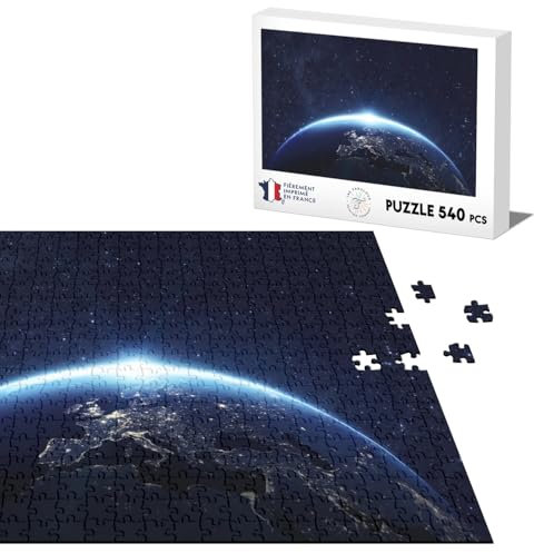 Classic Jigsaw Puzzle 540 Pieces Earth Space View Planet Sun Astronomy Europe
