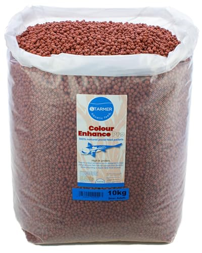 starmerbaits (COLOUR ENHANCER GROWER PRO) high protein koi carp pond feed pellets (adult) 10kg