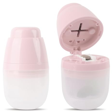 Dzmuero Cortador de Pastillas, Partidor de Pastillas, Ajustable, Compacto y Portátil, 1 dividido en 2, 1 dividido en 4, Cortador de Medicamentos Multifuncional, Caja de Medicamentos (rosa)