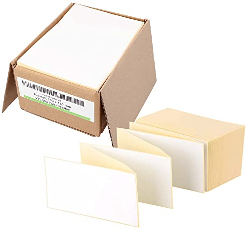 Labelident Versandlabel 4x6-103 x 150 mm I 500 Thermo-Etiketten I Selbstklebende Leporello Versandaufkleber I Formatgleich mit DHL 910-300-400 Common Label