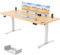 Homall Höhenverstellbarer Schreibtisch 180x80 cm, Elektrischer Schreibtisch mit Vierteilige Tischplatte, Computertisch mit Memory Funktion,Standing Desk