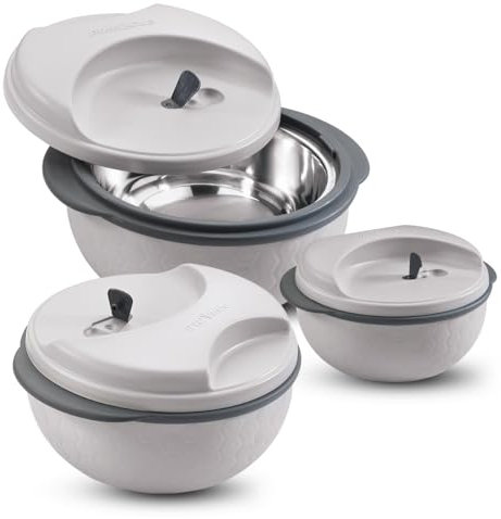 Mikrowellengeeignet Edelstahl-Lunchbox -Thermobehälter/Schüssel aus Edelstahl -Weithalsdesign -leicht zu öffnender Deckel -Warmhaltebox, gesunde Mahlzeitenvorbereitung- hält Speisen warm/kalt