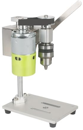 Mini Trapano a colonna da banco Trapano da banco portatile Mini Trapano elettrico Trapano a mano Mini Trapano a colonna a velocità regolabile(Group 1)