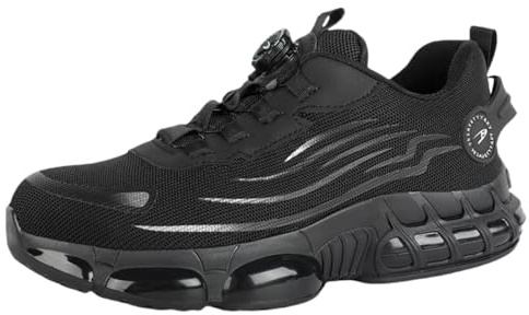 bergxperten Teckrs TECKRS Max One Chaussures de sécurité légères, Respirantes avec Embout en Acier et Semelle antidérapante pour Hommes