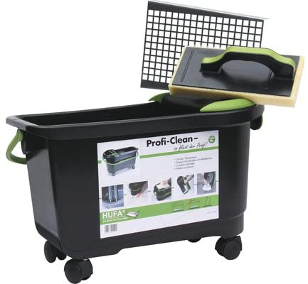 ProfiClean Fliesen-Waschset Hufa Spezial 9451 inkl. Wascheimer, Fliesenwaschbrett und Bodensieb