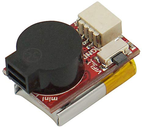 VIFLY Finder Mini FPV Micro Racing Drone Buzzer con batería para construcciones compactas y pequeños drones (1 unidad)