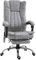 Vinsetto Massage Stuhl Bürostuhl Massagesessel Heizfunktion Liegefunktion Massagefunktion Fußstütze Dicke Polsterung Grau 62 x 67 x 113-120 cm