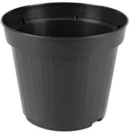 Bamaplast Vasi neri vivaio per piante vaso nero da vivaismo economici 50 pz diametro 10 cm