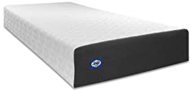 Sealy One Viskose Matratze 180 x 200 cm - Höhe 25 cm, Viscoschaum, mittlere Härte, abnehmbare Tasche waschbar