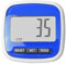 1pc Pocket Pedometer with Belt Clip Pocket Step Counter Pedometer Step Counter Walking Distance Calorie Counter with Large Lcd Display and Belt Clip (blue) Pocket Step Counter Running Counter.