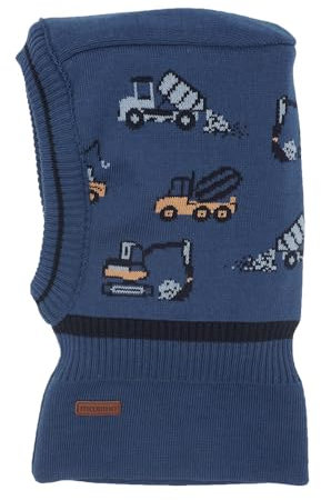 maximo Mini Boy-Schlupfmütze, Allover Baufahrzeuge Made in Germany