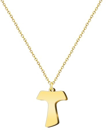 cotigo-Cruces del mundo, cruz de caravaca, cruz latina, collar mujer, colgante hombre, regalo abuela, pulsera mujer, collar amiga, colgante espiritual (CRUZ TAU MODELO 2)
