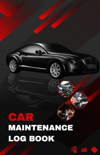 Vehicle Service Log Book – Maintenance Record Book for Cars, Motorcycles & Trucks: Includes Oil Change Log, Repair Journal & Expense Tracker — Space for 60 Service Entries