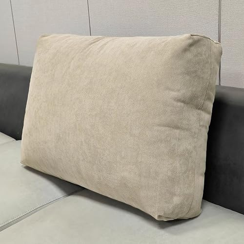 UWOBTN Schienale Divano Cuscino, 60/70/80/90cm Cuscini da Lettura Grande Supporto Lombare Cuscino Parete Removibile Lavabile per Letto, Divano, Tatami(A1,90x50x18cm)
