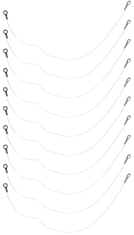 MOTHNUR Lot de 10 Fils de Coupe-Gâteau en Acier Inoxydable 32 CM Fil à Trancher le Fromage Viande Accessoire de Remplacement Polyvalent pour Trancheuses à Fromage Usage la Cuisine et