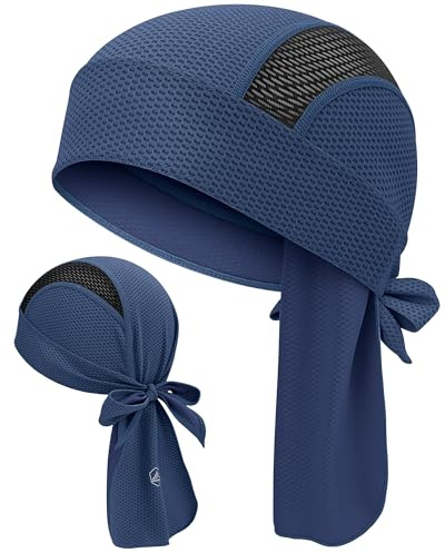 GXCROR Gorro Bajo Casco de Ciclismo, Bandana Deportiva Transpirable Hombre Mujer, para Moto y Running