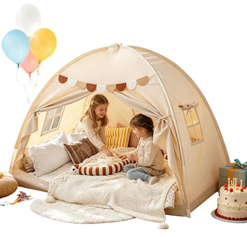 para Cama Gemela Espacio Privado Transpirable Portátil | de Cama Infantil Para Habitación Infantil Jardín Balcón Campamento Juego De Rol Y Tomar Una Siesta