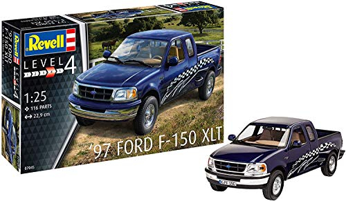 Revell 07045 Modellbausatz 97 Ford F-150 XLT im Maßstab 1:25, Level 4
