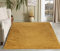 Serdim Rugs Living Room Area Shaggy Rugs, Polypropylene, Gold, 120x170cm(4'x5'6)