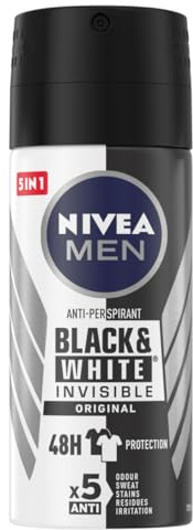 NIVEA MEN Invisible Power spray antitranspirante, 100 ml