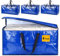 4 Pack Extra Grandes Boîtes de Rangement Robustes avec Couvercles, Grandes Boîtes de Déménagement Solides pour Maison, Boîte de Déménagement, Sacs de Déménagement, Sacs de Rangement sous Vide