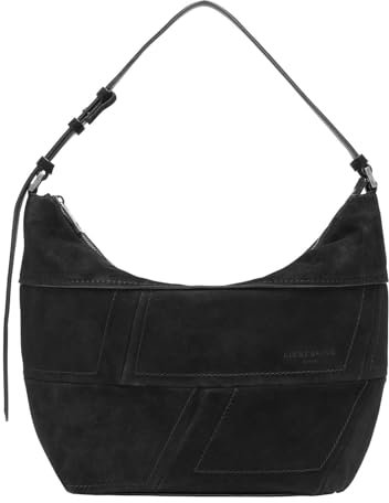 Liebeskind Berlin Women's M EDDA Promo Suede Hobo, Black