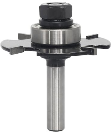 AKYLIN Fraise à rainurer à disque 8 mm, fraise à bois avec roulement, fraise à disque pour défonceuse, fraiseuse à feuillure, hauteur de coupe des disques 2,5 mm