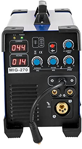Saldatrice Elettrica, MIG MMA TIG 3 in 1 Mig Welder Welding Machine 270A Mig MMA Saldatore Combo
