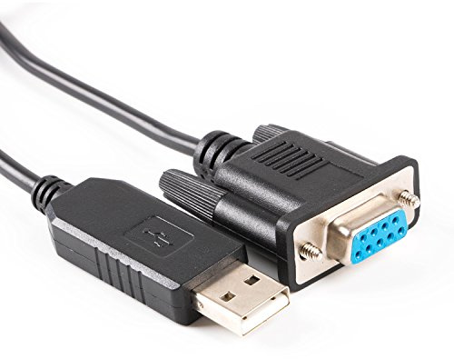 FTDI Chipsatz Cross Wired USB Seriell DB9 FT232R RS232 Null Modem Kabel PC-Steuerung TV-Kabel (Standard DB9 COM-Port-Pinbelegung)