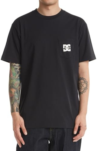 DC Shoes Young Mens Star For T-Shirt, Anthracite, L EU