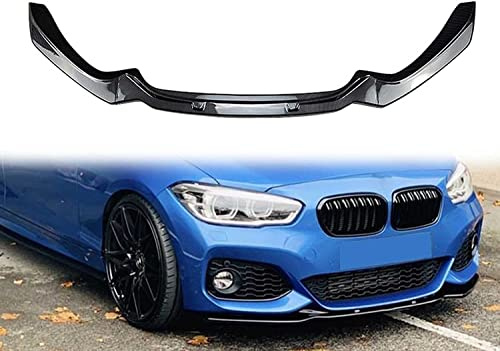 Coche AleróN Delantero Para B-MW 1 Series F20 F21 M-Pack 118i 120i 2015-2019, Labio Parachoque Spoiler Lip Trim Splitter Difusor Kit Cuerpo ProteccióN Accesorios