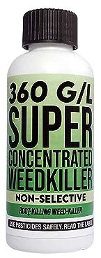 Elixir Gardens 100ml 360 g/l Glyphosate Deep Root-Killing Weed Killer | Super Strength Concentrated Industrial/Commercial Herbicide & Weedkiller | Treats 167 sq. meters | x 1