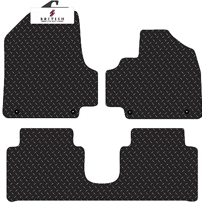 BCM Car Mats - Compatible with Hyundai Ioniq 5 Electric 2021-Onwards - Car Floor Mat - 5MM Heavy Duty Rubber - Fully Tailored - Anti-Slip Backing - 3 Piece Non-Slip Mat