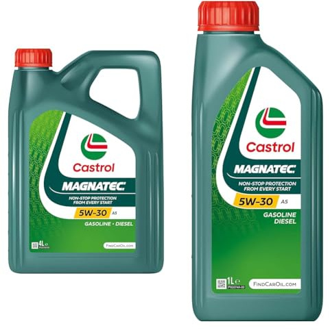 Castrol MAGNATEC 5W-30 A5 Aceite de Motor 1L + Castrol MAGNATEC 5W-30 A5 Aceite de Motor 4L