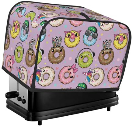 Copertura per tostapane a 2 fette, copertura impermeabile per tostapane con tasche per piccoli elettrodomestici da cucina, protezione dalle impronte digitali, lavabile in lavatrice