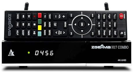 4K UHD Satellite TV Receiver ZGEMMA H17COMBO DVB S2X + DVB T2/C Free to Air