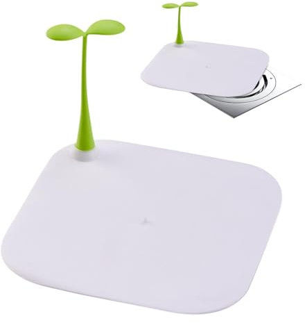 Coperchio di scarico per doccia - tappo per capelli in silicone, coperchio deodorante antiodore | Small Bean Sprout forma filtro per scarico del WC, deodorizzazione delle fogne della guarnizione della