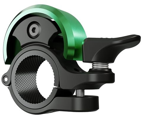 Greallthy Timbre de Bicicleta, Mini Timbre de Aluminio Aleación Super Fuerte, Actualización 2025 para MTB Bicicleta de Carrera Ebike Mountain Bike, Manillar 19-25.4 mm.