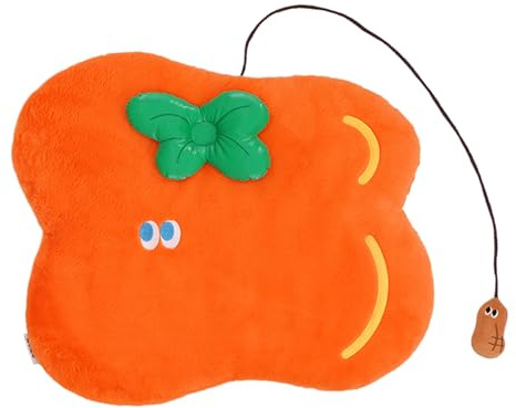 Generisch Cat Bed Mats, Sleeping Place, Orange Pet Blanket for the Floor, Washable Mat for Rest, for Home, Living Room, Kitchen, House for Rest and Relax