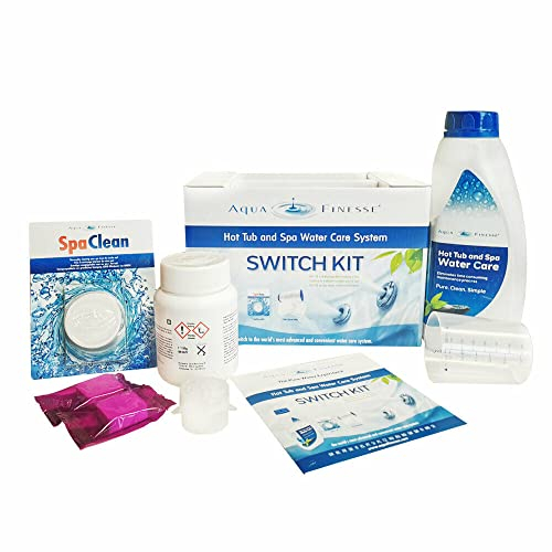 AquaFinesse Switch Kit Whirlpool Wasserpflege mit (6X langsam lösliche Chlortabletten a 20g)