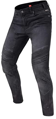 REBELHORN Eagle III Pantaloni Jeans da Moto Uomo | Fodera in Fibra Aramidica | Protezioni per Ginocchia e Fianchi SAS-Tec | Slim Fit