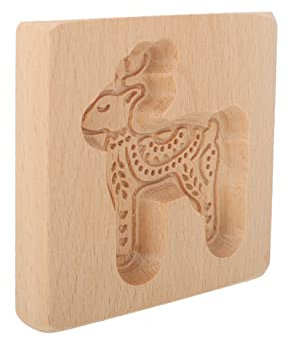 RORPOIR Hirsch-plätzchenform 1 Stück Keksformen Kreatives Backwerkzeug Plätzchenherstellungsform Holzgriff