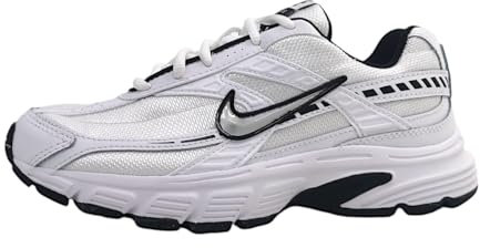 NIKE Damen Initiator Sneaker, White/Metallic Silver/White/Bl, 40 EU